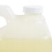 A plastic jug of Micrell floral hand soap with a white lid.