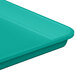 A mint green fiberglass market tray.