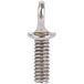 A close-up of a Garde stainless steel thumb screw.