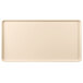 A beige rectangular MFG Tray with a white border.