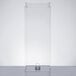 A clear rectangular acrylic chamber with a ring on top.