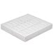 A white square Perfect Fry air filter with a grid pattern.