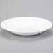 A white Libbey porcelain pasta bowl.