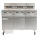Frymaster FPGL330-CA Liquid Propane Floor Fryer with Three 30 lb. Frypots and Automatic Top Off - 225,000 BTU Main Thumbnail 1
