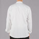 Mercer Culinary Renaissance® M62030 Unisex Lightweight White Customizable Traditional Neck Chef Jacket Main Thumbnail 2