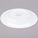A white Libbey Reflections porcelain plate with a circular rim.
