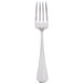 A stainless steel Libbey Baguette II dessert fork with a silver handle.