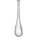 A Reserve by Libbey stainless steel utility/dessert fork with a Baroque style handle.