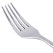 A Libbey stainless steel dessert/salad fork with a silver handle.