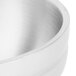 Vollrath 4658750 24 oz. Stainless Steel Double Wall Pearl White Round Beehive Serving Bowl Main Thumbnail 4