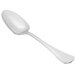 A Libbey Calais stainless steel tablespoon with a silver handle on a white background.