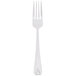 A World Tableware Varese stainless steel utility/dessert fork with a white background.
