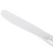 A World Tableware Varese stainless steel bread and butter knife with a solid handle.