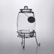 Acopa 2.5 Gallon Barrel Glass Beverage Dispenser with Infusion Chamber, Chalkboard Sign and Black Stand Main Thumbnail 3