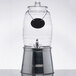Acopa 2.5 Gallon Barrel Glass Beverage Dispenser with Infusion Chamber, Chalkboard Sign, and Metal Stand Main Thumbnail 3