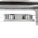 Vollrath 46255 9 Qt. New York, New York Retractable Dripless Chafer Full Size with Brass Trim Main Thumbnail 3