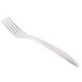 A Libbey Contempra stainless steel dessert fork with a silver handle.
