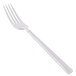 A Libbey stainless steel utility fork with a white background.