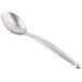 A World Tableware Esquire stainless steel teaspoon with a silver handle.