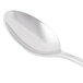 A white Libbey dessert spoon with a handle.