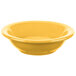 A yellow Libbey Cantina fruit bowl.