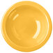 A yellow Libbey Cantina porcelain fruit bowl.