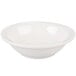 A white Libbey Morwel porcelain fruit bowl.