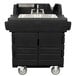Cambro KSC402426 Black Base with Granite Gray Door CamKiosk Portable Self-Contained Hand Sink Cart - 110V Main Thumbnail 2