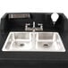 Cambro KSC402426 Black Base with Granite Gray Door CamKiosk Portable Self-Contained Hand Sink Cart - 110V Main Thumbnail 9