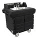 Cambro KSC402426 Black Base with Granite Gray Door CamKiosk Portable Self-Contained Hand Sink Cart - 110V Main Thumbnail 3