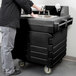Cambro KSC402426 Black Base with Granite Gray Door CamKiosk Portable Self-Contained Hand Sink Cart - 110V Main Thumbnail 18