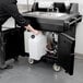 Cambro KSC402426 Black Base with Granite Gray Door CamKiosk Portable Self-Contained Hand Sink Cart - 110V Main Thumbnail 20