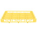 Carlisle RE16C04 OptiClean 16 Compartment Yellow Color-Coded Glass Rack Extender Main Thumbnail 2