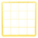 Carlisle RE16C04 OptiClean 16 Compartment Yellow Color-Coded Glass Rack Extender Main Thumbnail 5