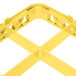 Carlisle RE16C04 OptiClean 16 Compartment Yellow Color-Coded Glass Rack Extender Main Thumbnail 9