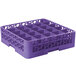 Carlisle RE25C89 OptiClean 25 Compartment Lavender Color-Coded Glass Rack Extender Main Thumbnail 9