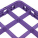 Carlisle RE25C89 OptiClean 25 Compartment Lavender Color-Coded Glass Rack Extender Main Thumbnail 7
