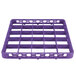 Carlisle RE25C89 OptiClean 25 Compartment Lavender Color-Coded Glass Rack Extender Main Thumbnail 2