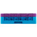 Carlisle RG25-1C414 OptiClean 25 Compartment Lavender Color-Coded Glass Rack with 1 Extender Main Thumbnail 3
