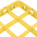 Carlisle RE25C04 OptiClean 25 Compartment Yellow Color-Coded Glass Rack Extender Main Thumbnail 7