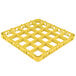 Carlisle RE25C04 OptiClean 25 Compartment Yellow Color-Coded Glass Rack Extender Main Thumbnail 6