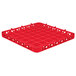 Carlisle RE49C05 OptiClean 49 Compartment Red Color-Coded Glass Rack Extender Main Thumbnail 6