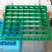 Carlisle RE49C09 OptiClean 49 Compartment Green Color-Coded Glass Rack Extender Main Thumbnail 1