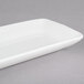 CAC LON-14 Long Island 14" x 4" Bone White Porcelain Platter - 24/Case Main Thumbnail 7