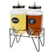 Stylesetter Manchester Double 0.8 Gallon Glass Beverage Dispenser with ...