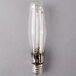 A Satco clear high pressure sodium light bulb with a silver base.