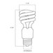 Satco S7228 23 Watt (100 Watt Equivalent) Cool White Compact Fluorescent Light Bulb - 120V (T2) Main Thumbnail 7