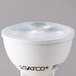 A Satco MR11 LED light bulb with three white lights.