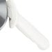 A Dexter Russell pizza cutter with a white plastic handle.