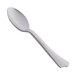 Silver Visions 6 1/4" Heavy Weight Silver Plastic Spoon - 50/Pack Main Thumbnail 3